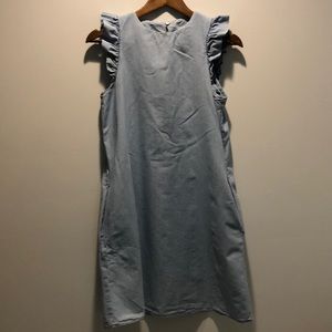 Chambray denim dress - Mango